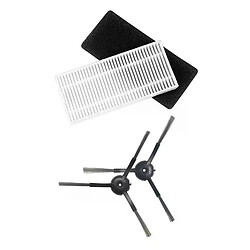 Kit de filtre de remplacement pour Conga Excellence, avec 14 pièces, brosses latérales, tissus de vadrouille, filtre Hepa, pour XIAOMI VIOMI S9, AD 6Pcs