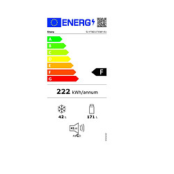 Réfrigérateur combiné 54cm 213l blanc - SJFTB01ITXWF - SHARP