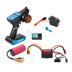 RC Voiture Pièces de Rechange y compris Moteur Brushless 35A Esc Récepteur 2.4G À Distance Contrôleur Servo Culbuteur pour WLtoys A959 a979 A959-B HSP