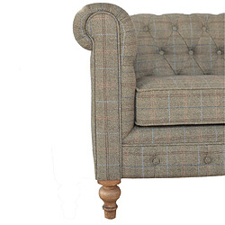 Avis Artisan Furniture Chesterfield 2 places en tweed multicolore rembourré, salon