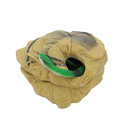 Universal Reptile Cachette Cave Tabac Cachette Habitat Décoration Reptile Drade Serpent Reptile Cachette Zone | Habitat Décoration