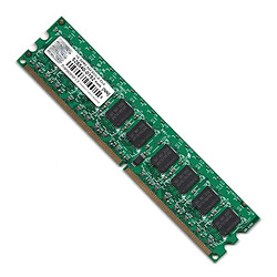 RAM Serveur DDR2-533 Mhz Transcend PC2-4200 1GB Unbuffered ECC CL4 TS128MLQ72V5J - Occasion