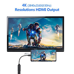 Acheter Adaptateur Type C vers HDMI 4K 60Hz - Little Boutik©