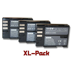 3x vhbw Li-ion batteries 1300mAh (7.2V) pour appareil photo Pentax K-1 Mark II comme D-Li90.