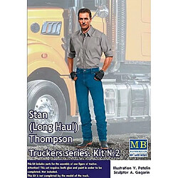 Master Box Figurine Mignature Stan (long Haul) Thompson Truckers Serie Kit No.2