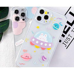 Avis C24 Couverture arrière Téléphone mobile Shell Soft Shell Dessin animé Patron de protection anti-chute et antidérapant pour étui pour iPhone 12Pro