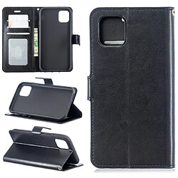 Wewoo Coque Étui en cuir à rabat pour porte-cartes et porte-monnaie et cadre photo iPhone 11 noir