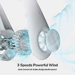 Avis (White) Portable Bladeless Hands-free Cooling Fan Neck Fan