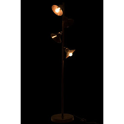 Avis Dansmamaison Lampe 4 Parties Fer Marron Fonce