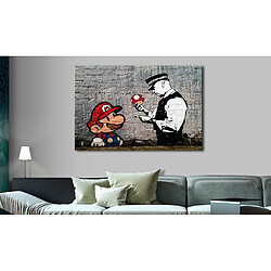 Artgeist Tableau - Mario and Cop by Banksy [120x80]