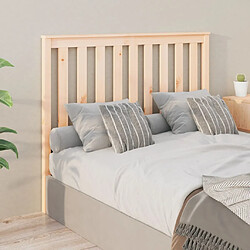 Maison Chic Tête de lit scandinave,Meuble de chambre 126x6x101 cm Bois massif de pin -MN60190