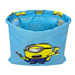 Avis Sac à dos serré par des ficelles Minions Minionstatic Bleu (26 x 34 x 1 cm)