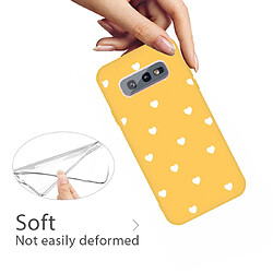 Acheter Wewoo Coque Pour Galaxy S10 Multi Love Heart Pattern Housse de protection en TPU givré jaune