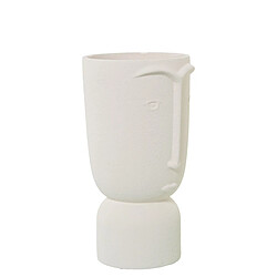 Avis Vase Alexandra House Living Ecru Céramique Visage 13 x 13 x 25 cm