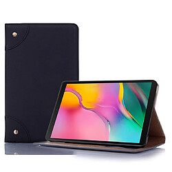 Wewoo Housse Coque Étui en cuir avec rabat horizontal de style livre rétro fentes pour cartes et porte-cartes le Galaxy Tab A 8.0 2019 noir