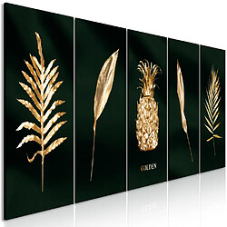 Jardindeco Tableau - Exotic Elements (5 Parts) Wide 100 x 40 cm