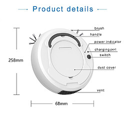 Universal Aspirateur robot intelligent automatique Aspirateur robot de nettoyage de la saleté de sol Machine de nettoyage rechargeable USB automatique pour la maison pas cher