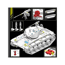 Bronco Models Maquette Char M-24 ""chaffee"" (post-war Version) Service In Asian Army Force