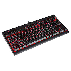 Avis Corsair K63 USB QWERTY Anglais britannique Noir (K63 Compact Red Led MXRed)