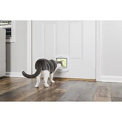 Avis PetSafe LUXE Porte plastique 4 positions pour chien et chat - Blanc