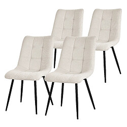 ML-Design Lot de 4 chaises de salle à manger Chaise de cuisine Chaise de salon Chaise remb