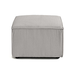 Acheter Lisa Design Arty - pouf d'appoint - en velours côtelé