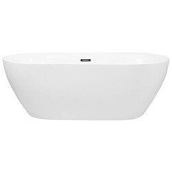 Acheter Beliani Baignoire îlot blanche 170 x 80 cm CARRERA