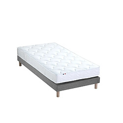 Idliterie Ensemble Matelas Mousse ferme réversible ALTO + Sommier - Made in France