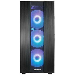 Boîtier ATX semi-tour Chieftec GS-02B-OP Noir Multicouleur