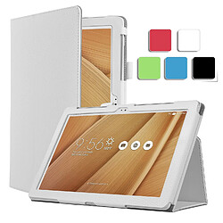 Xeptio Housse Asus Zenpad Z300M 10 pouces Cuir blanche avec Stand