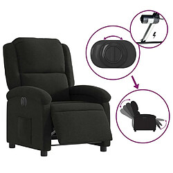 Maison Chic Fauteuil Relax pour salon, Fauteuil inclinable électrique Noir Tissu -GKD32106 pas cher