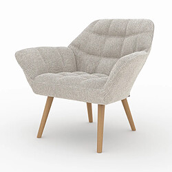 Avis Rendez Vous Deco Fauteuil Simba gris clair