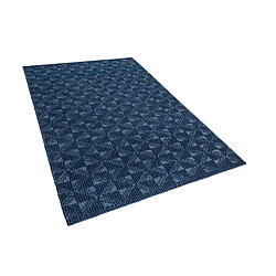 Beliani Tapis 140 x 200 cm bleu marine SAVRAN