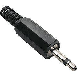 Jack 3.5 mm Fiche mâle droite BKL Electronic 072118 Nombre de pôles: 2 mono noir 1 pc(s)