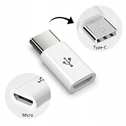 Acheter GUPBOO Adaptateur Micro USB vers USB Type C Blanc,JL2898