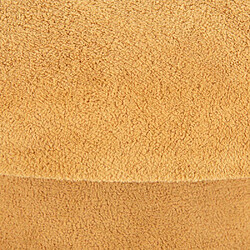 Avis LEITMOTIV Pouf en velours Mushroom ocre.