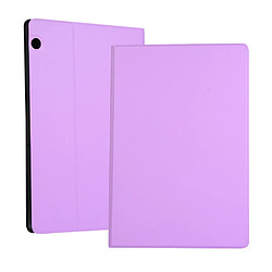 Etui en PU flip violet pour votre Huawei MediaPad T5 10 with Multi-angle Stand