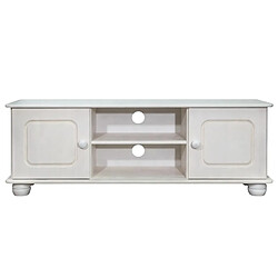 Maison Chic Meuble TV scandinave - Banc TV pour salon 115x29x40 cm Bois de pin massif -MN88659