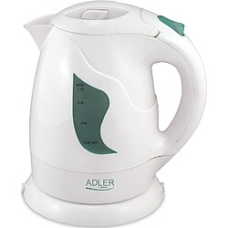 Adler bouilloire électrique de 1L 850W blanc