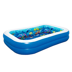 Piscine Gonflable Pour Enfants Bestway Undersea Adventure 262x175x51 cm 2 Lunettes 3D et Trésor