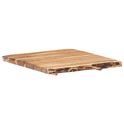 Avis vidaXL Dessus de table Bois d'acacia massif 58x(50-60)x3,8 cm