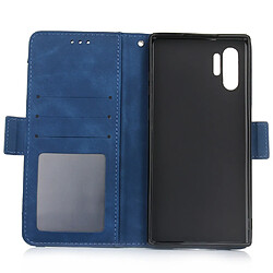 Acheter Wewoo Housse Coque Étui en cuir de style portefeuille skin veau pour Samsung Galaxy Note10 + / Note10 + 5Gavec fente carte séparée bleu