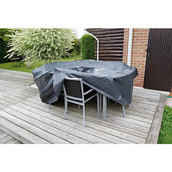 Nature Housse de mobilier de jardin pour tables rondes 205x205x90 cm