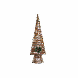 Sapin de Noël DKD Home Decor Rotin LED (32 x 18 x 100 cm)