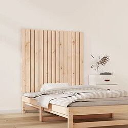 Avis Maison Chic Tête de lit scandinave pour lit adulte,Meuble de chambre murale 95,5x3x90 cm Bois massif de pin -MN42225