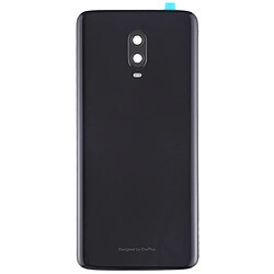 Wewoo Cache batterie avec objectif d'appareil photo pour OnePlus 6T Jet Black