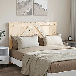 Maison Chic Tête de lit scandinave,Meuble de chambre 140x104 cm bois massif de pin -MN77077