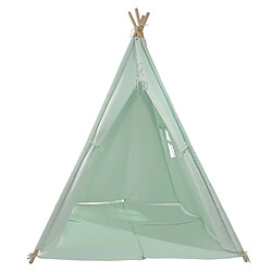 Avis SUNNY Alba Tente Tipi pour Enfants en VERT | Tente de Jeu avec Tapis pour l'intérieur / chambre | 120x120 cm