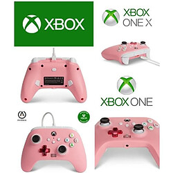 Power A Manette Xbox one - X-S + PC ROSE Contrôleur de jeu MICROSOFT filaire 3M - Licence Microsoft