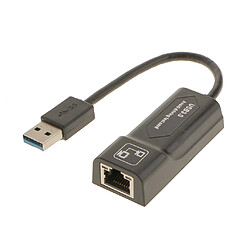 Adaptateur Ethernet Rj45 Réseau Lan Usb 3.0 vers 10/100/1000 Gigabit 1000mbps pas cher